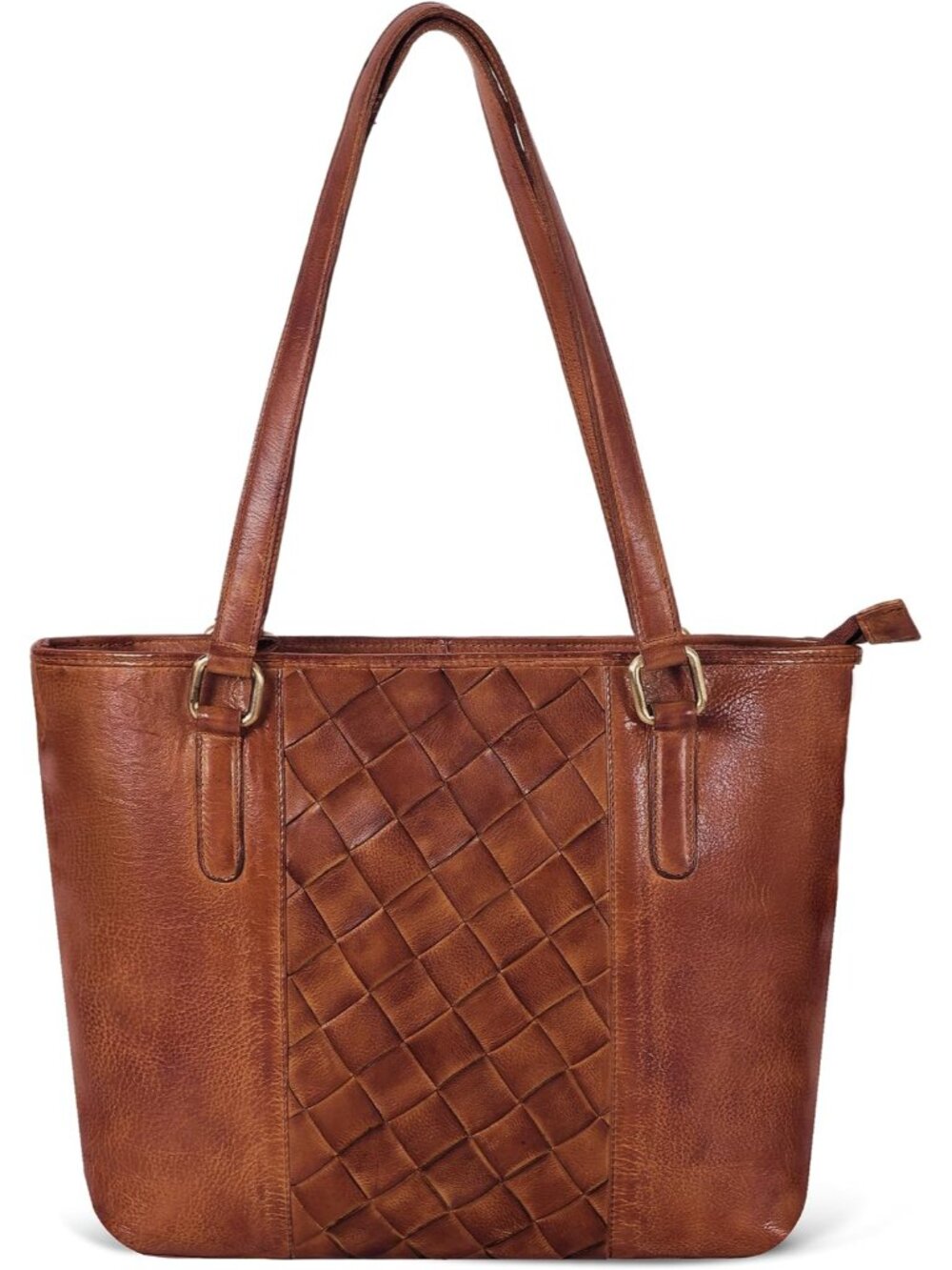 Genuine Leather Purse For Women - Tote Shoulder Handbag - Work & Casual Bag